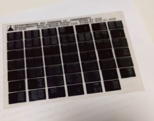 What is microfilm - Picture of a microfiche sheet