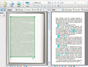 Convert microfilm to PDF - OCR of the image file and conversion to PDF