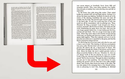 Non destructive Book scanning - How a book will look after we scan it and convert it to PDF
