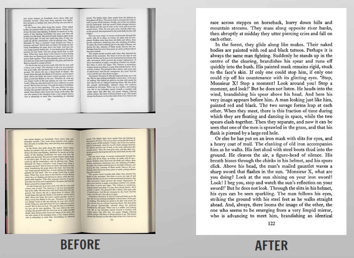 Book Scanning Cropping